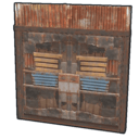 Magic Rust door.double.hinged.metal