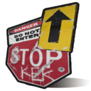 Magic Rust roadsigns