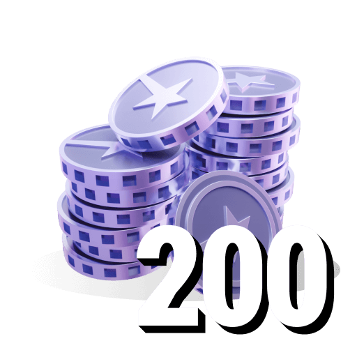200 coins