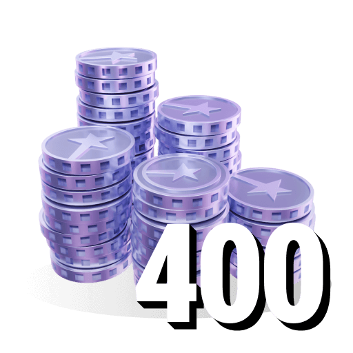 400 coins